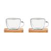 MidOcean Belize Double-Walled Espresso Cup & Saucer Set
