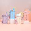 Simple Stainless Steel Thermos Cup Creative Cute Student Accompanying Cup Fashion Rope Double Drink Vacuum Coffee Cup