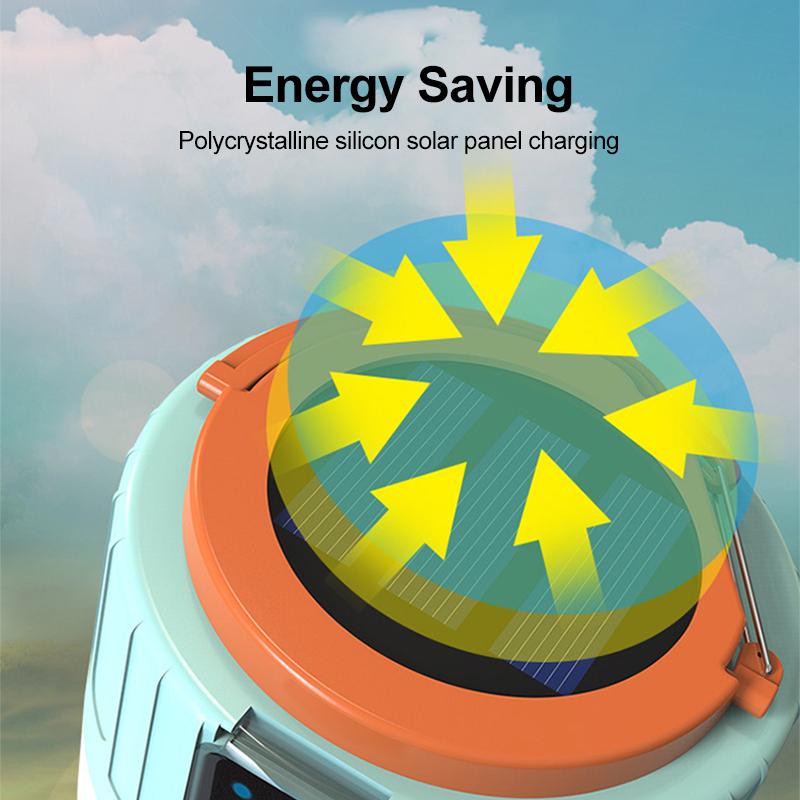 Портативный солнечный фонарь для палатки, светодиодный кемпинговый фонарь для улицы, фонари, аварийные фонари для барбекю, походов, USB-перезаряжаемый кемпинговый фонарь