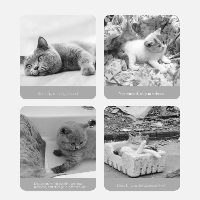 New Cat Tunnel, Ground Rolling, Chinchilla Toy, Koi Cat Scratch Board, Folding Channel, Semi Enclosed Cat Nest