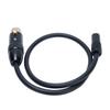 XLR to 3.5mm Stereo Cable 1.6ft XLR Female to 3.5mm 18 Inch Female Balanced Sound Converter
