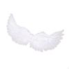 Feather Fairy Wing Adult Props for Masquerade Performance Halloween Decoration , White