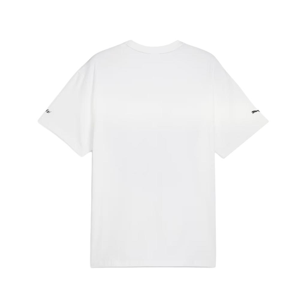 Puma X A$AP Rocky Коллаборация SS25 Капсульная Серия Футболка с Круглым Вырезом Удобная Универсальная с Коротким Рукавом Мужские Топы Белый 633388-02