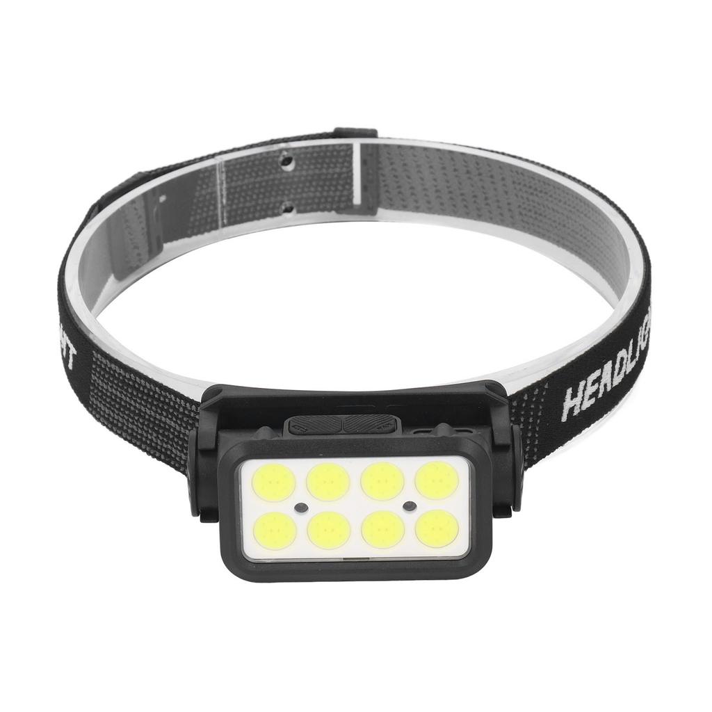 Налобный светодиодный фонарь COB, 5 режимов освещения, регулируемый на 120 градусов, водонепроницаемый IPX4, перезаряжаемый налобный фонарь с датчиком