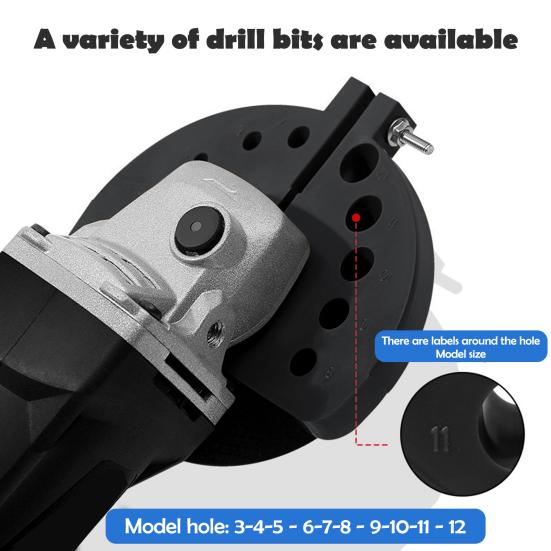 Направляющий инструмент для заточки сверл Компактная конструкция Многоразовая многофункциональная точилка для сверл Заточная насадка