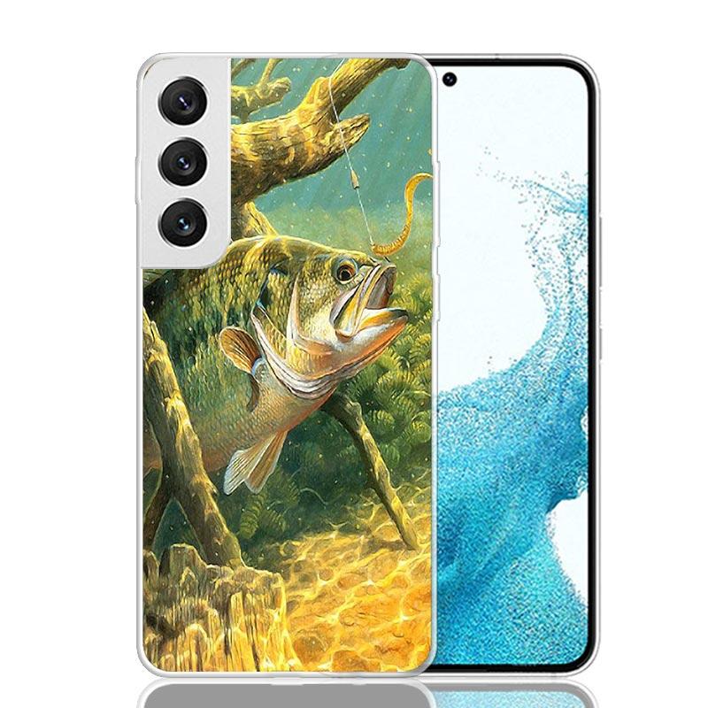 Рыболовный спиннинг для карпа, крючок, чехол для телефона для Samsung Galaxy S26 Ultra S23 S24 S25 Edge S20 FE S21 S22 Plus, мягкая печатная оболочка F