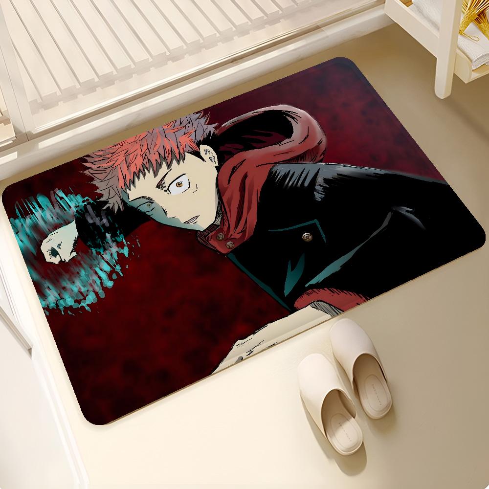 Anime Jujutsu Kaisen Floor Mat Floor Mat INS Style Soft Bedroom Floor House Laundry Room Mat Anti-skid Household Carpets