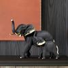 1pairs Creative Modern Decor Animal Resin Elephant Statues & Figurines Sculpture Living Room Table Ornaments Crafts
