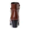 Comemore 2025 New Soft Leather Ankle Boot High Heels Zipper Shoe Warm Fur Winter Boots Female Women Shoes Plus Size 43