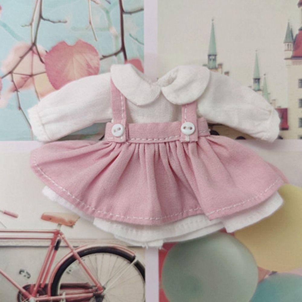 Handmade Dolls Outfits Dresses Fashion Doll Clothes Skirt for 1/11 OB11 Dolls/for 1/12 BJD Dolls