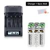 PALO Rechargeable Battery 1.5V Li-ion AAA AA Batteries+LCD Display Charger For Li-ion Ni-Mh Ni-Cd AA AAA Battery