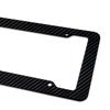 Carbon Fiber License Plate Frame, Carbon Fiber Holder, Car Tag Cover Universal License Plate Frames for Car Truck