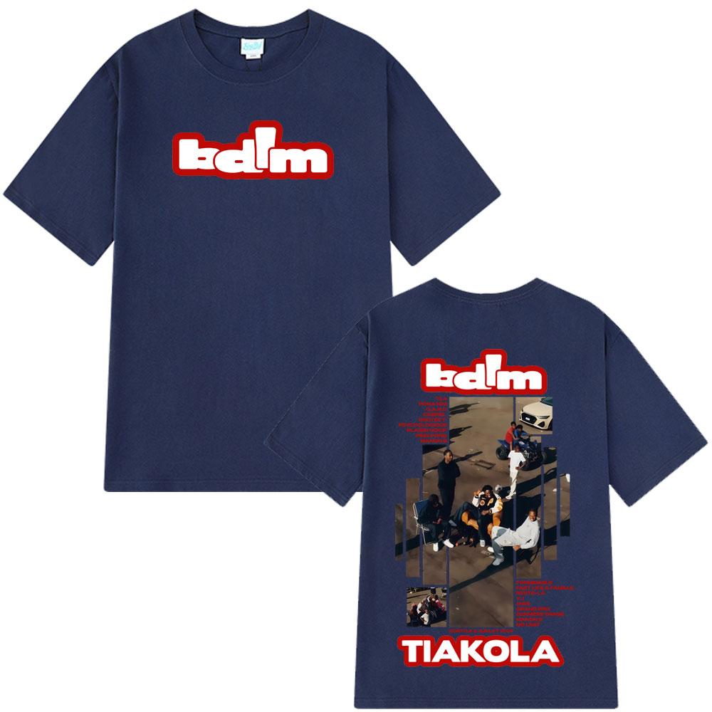 BDLM Tiakola Модная Графическая Футболка Мужская Женская С коротким рукавом Готическая Панк Повседневная Хлопковые Футболки Свободные Хлопковые Харадзюку Футболки