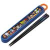 Chopsticks and Chopstick Case Set for Kids, Lunch Box, 16.5cm, Made In Japan, Dishwasher Safe, Sliding Design, Dragon Ball DAIMA Design, Boys (