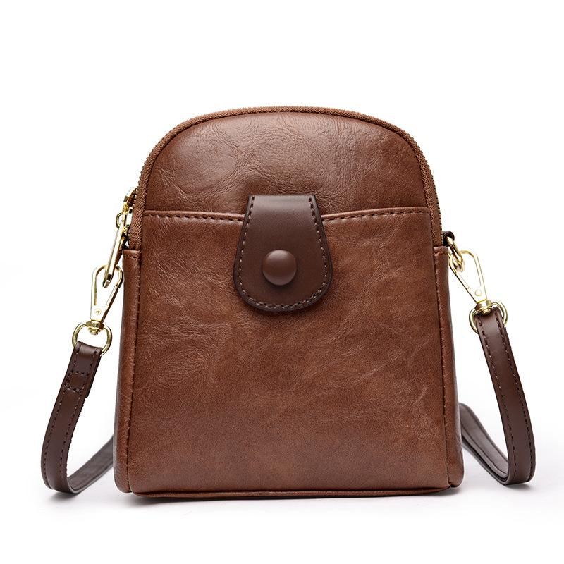 Новая сумка для мобильного телефона Niche High-end Feeling, большая вместимость, два отделения, простая сумка через плечо на одно плечо