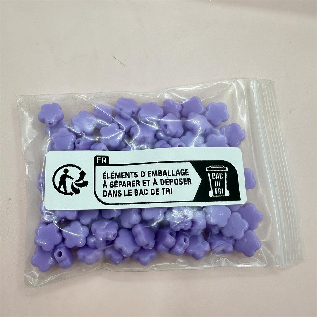 Hanmade Bracelet Necklace Macaron Color Jewelry Accessories Fashion Creamy Flower Beads DIY 100pcs Handmade Materials