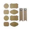 96 Baroque Kraft Stickers + 20 Pennant Kraft Labels