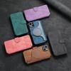 Для Magsafe Flip Leather Cover для iPhone 16 Pro Max 15 Plus 14Pro 13 12 11 Pro Max Съемный магнитный чехол-кошелек с держателем для карт