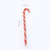 Creative Christmas Striped Glass Stir Sticks - Long Handle for Juice and Coffee