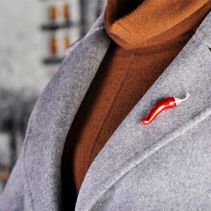 Женские аксессуары. Золотая булавка брошь Чили. Яркое украшение на платье, комтюм