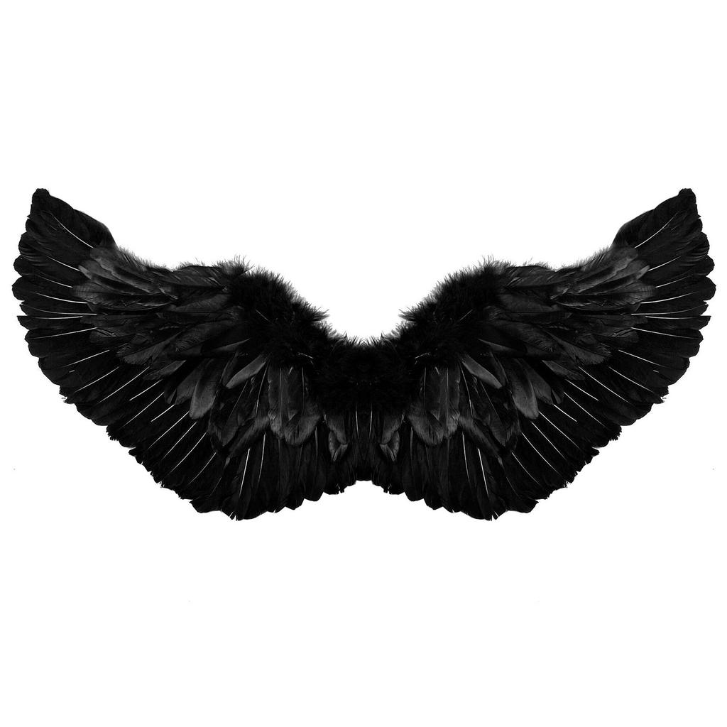 Adult Feather Decorations Halloween COSPLAY Angel Black Angel Props