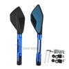 For SUZUKI GSR750 GSR600 GSR400 GSR CNC Aluminum Motorcycle Handlebar Rear View Mirrors Blue Anti-glare Mirror