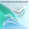 10Pcs Furniture Corner Protector Anti-collision Baby Proof Clear Self-adhesive Table Desk Right Angle Sharp Edges Corner Guard Bumper Protective Cover
