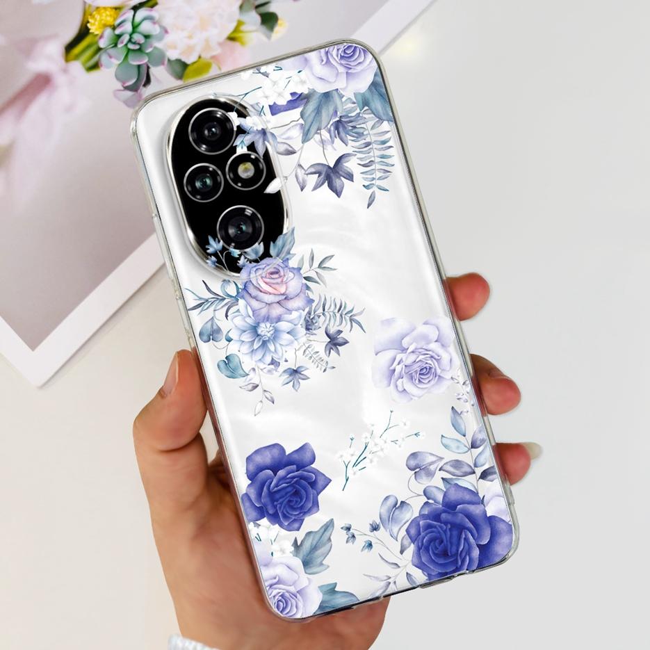 Чехол для Honor 200 Pro ELP-AN00 Новая Мода Расписной Чехол Прозрачные Силиконовые Чехлы для Телефона Для Honor 200 Lite Honor200 Pro Мягкие Fundas