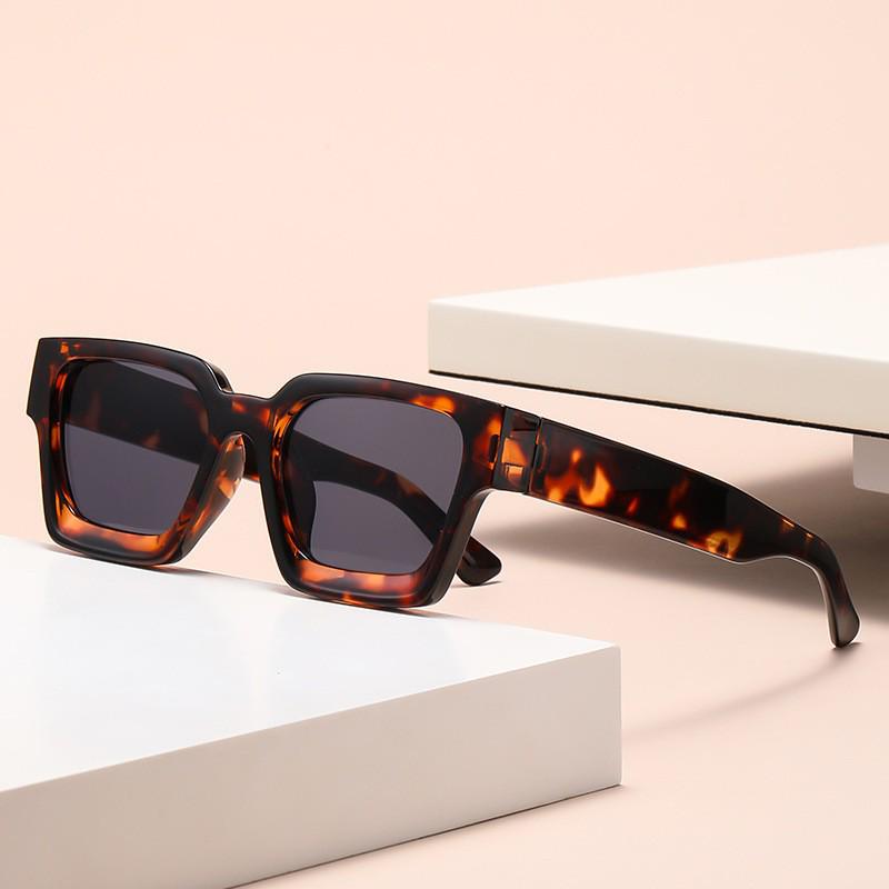 High-End Women's Square Frame UV Protection Sunglasses - Classic & Versatile Street Style