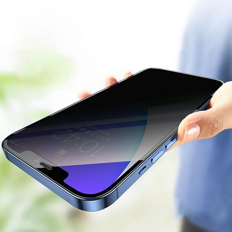 4 шт. Защитная пленка для экрана для iPhone 14 Pro Max 14 Plus, антишпионское стекло для iPhone 13 15 12 11 Pro Max 16 Pro, закаленное стекло
