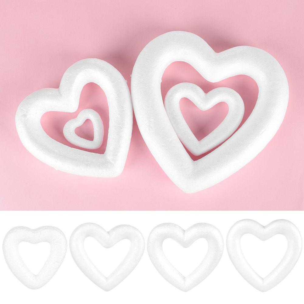 Favors Wedding Decor Hollow Heart Foam Mould White Craft Balls Party Decoration Valentine's Day