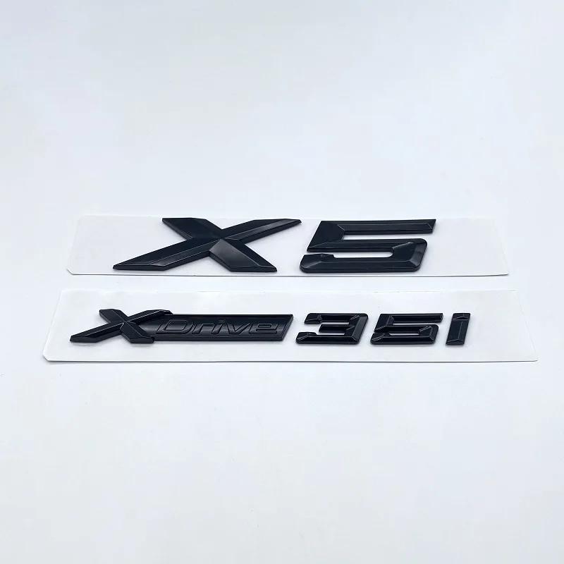 Новая надпись XDrive28i XDrive30i XDrive35i XDrive40i XDrive48i XDrive50i XDrive30d для BMW X5, наклейка на задний багажник автомобиля