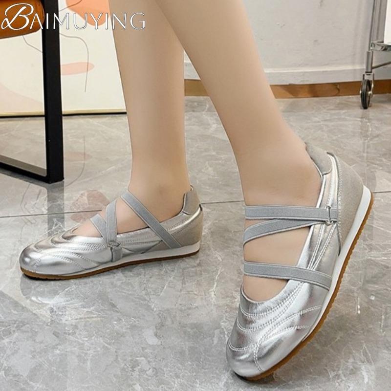 Модные женские сандалии на плоской подошве Мэри Джейн Женская спортивная обувь Летние 2025 Бренд Лоферы Повседневная обувь Комфорт Мягкая кожа Zapatillas