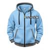 Mens Hooded Zip-Up Sweatshirt Teens Adults Thickened Casual Long Sleeve Pullover In Solid Colors Fall Winter Wear