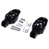 2pcs Footrests Clamps Motorcycle Pedals Non-Slip Rear Socle Pedal Universal Rest Pegs Motorbike