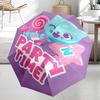 Like Nastya Theme Automatic Umbrella, Lightweight & Portable, 8 Rib, Perfect for Outdoor Travel, Birthdays, Christmas, Gifts.