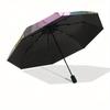 Dumbo, Elephant Automatic Opening and Closing Umbrella, Compact Travel Umbrella, Lightweight and Portable, Suitable for Beach Commuting Busi