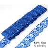 10yards/lot Multi-Color Lace Trim Fabric 40MM Embroidered Net Lace Trim For Sewing Decoration DIY Embroidered Lace Ribbon