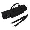 LADE Oxford Cloth Thicken Trumpet Bag with Shoulder Belt (Black)