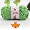 Средней толщины пряжа из микрофибры (chenille) для ручного вязания крючком сумок и кукол