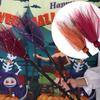 Halloween Witch Broom Halloween Party Props Halloween Decoration Masquerade Mesh Design