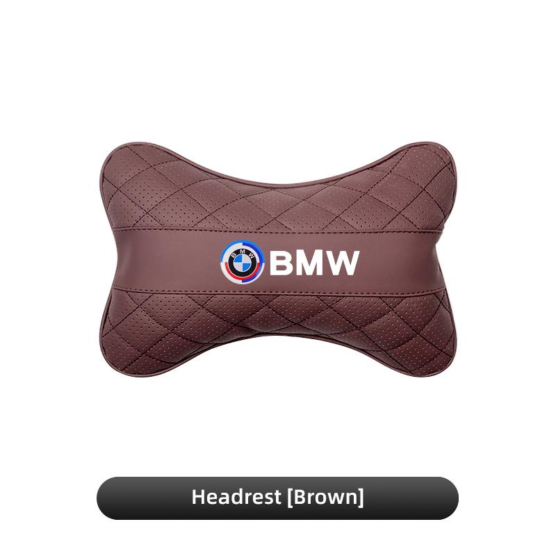BMW Car Seat leather Neck Pillow Headrest Car Sticker For BMW M E46 E90 E60 F30 F10 E39 E36 F20 G30 G20 E87 E92 E91 E30 F11 F31 NWHCY1