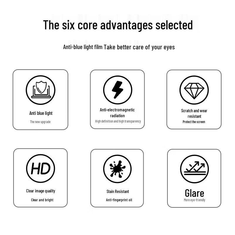 23.8-inch Acrylic Anti-Blue Light Monitor Screen Protector