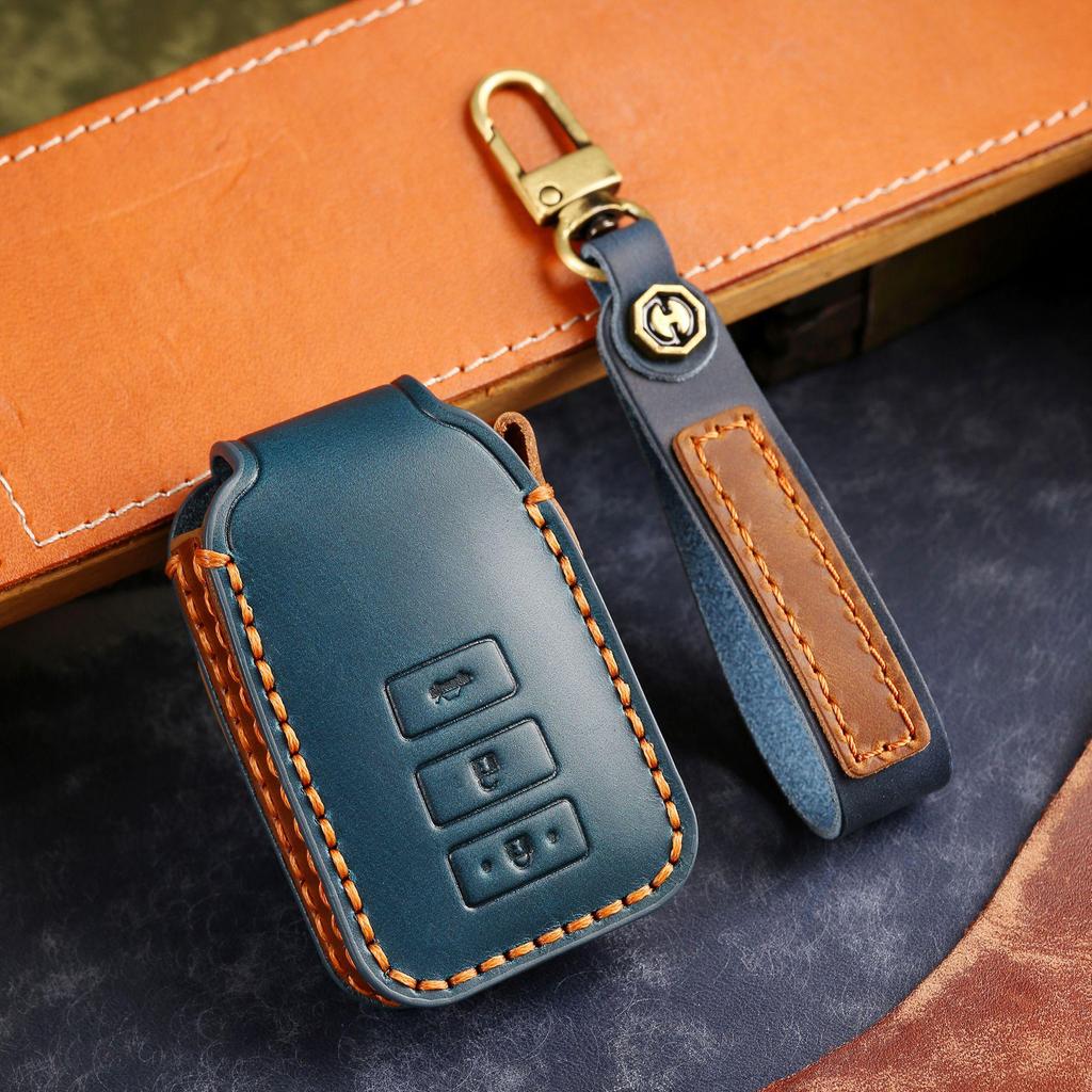 Кожаный чехол для ключа для моделей Toyota Vios, Yaris, Hiace и S/Spade