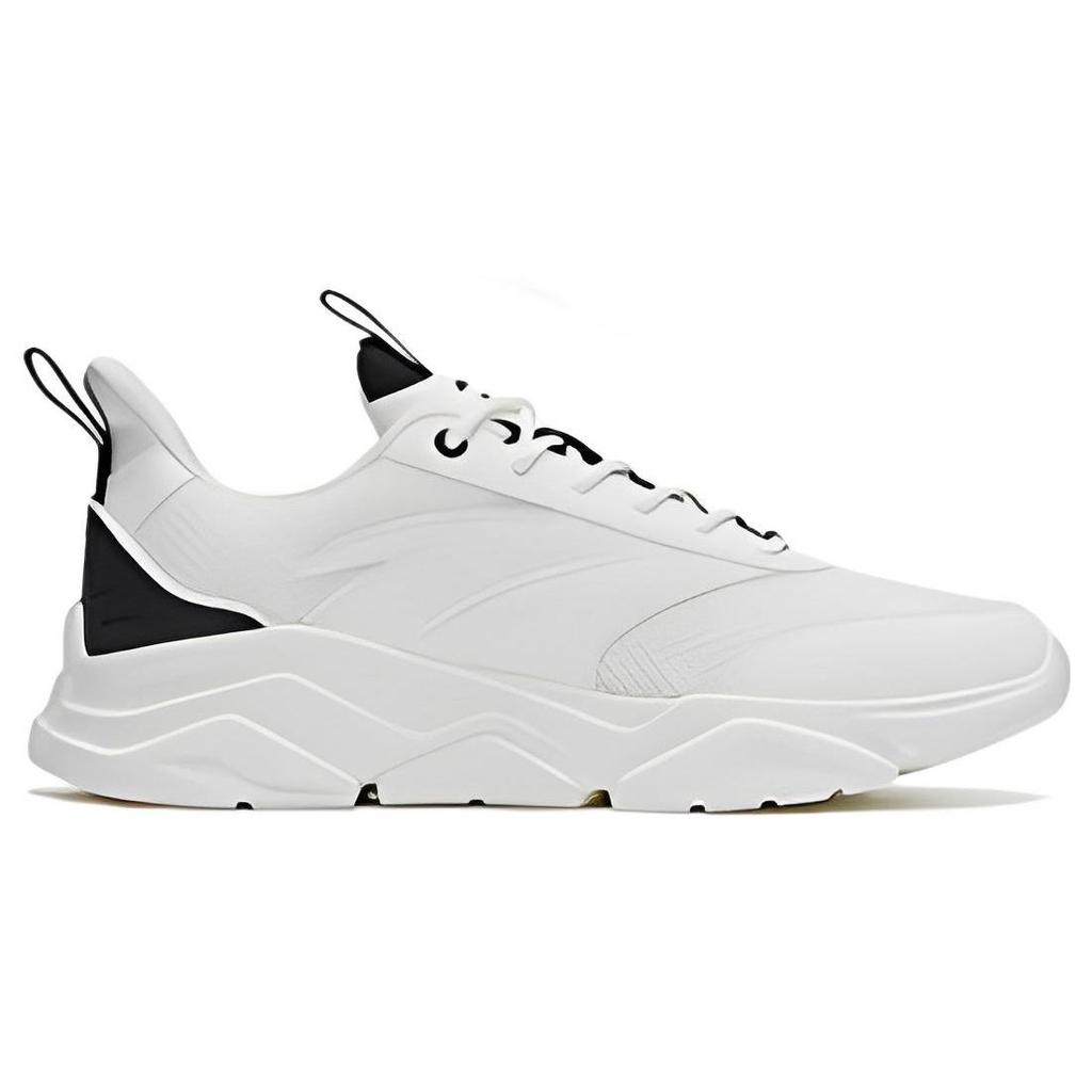 Anta Slip Resistant Lightweight Low Top Sports Casual Shoes Men Sneakers White Black 912318831-2