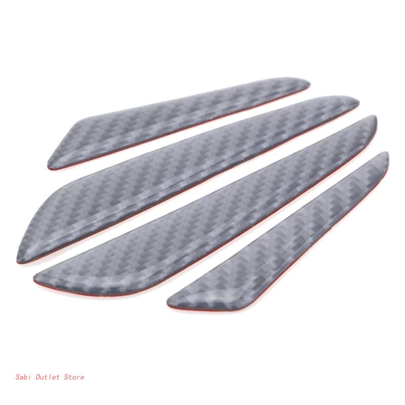 Полоса для предотвращения столкновений на двери автомобиля, защита кромки двери, защитная накладка из углеродного волокна, накладки на угловой бампер для двери автомобиля