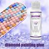 120ml 5d Diamonds Painting Art Glue Permanent Hold Shine Effect Puzzle Sealer Sticky Diamond Embroidery Glue Gel Accessories