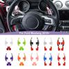 Car Shift Paddles Decorative Cover Stickers Fit For Ford Mustang 2015 Up Aluminum Alloy Interior Accessories