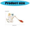 Cute Kitten Fishing Enamel Brooch Durable Metal Pin Compact 3.5x4.5cm Jewelry Gift For Children And Animal Lovers