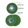 10pcs Stainless Steel Tile Cutting Discs Ultra Fine Double Mesh Angle Grinder Discs Wear-resistance Resin Metal Cutting Disc